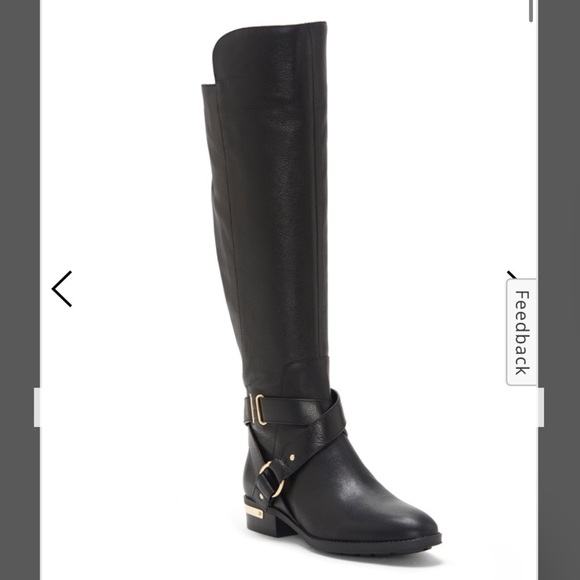 Like new! Original Box! VINCE CAMUTO PRESHENT RIDING BOOT - Wide Calf - Picture 2 of 16
